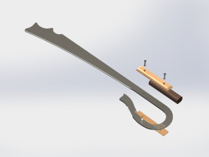 WG 7002 - Ersatz falchion v2 3Dモデル