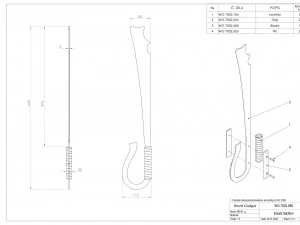 WG 7002 - Ersatz falchion v2 3D Model