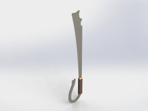 WG 7002 - Ersatz falchion v2 3Dモデル