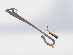 WG 7002 - Ersatz falchion v3 3D Model