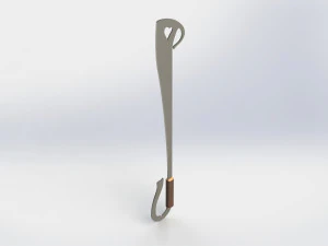 WG 7002 - Ersatz falchion v3 3D Model