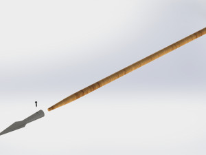 WG 7011 - Throwing dart Modello 3D