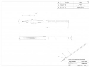 WG 7011 - Throwing dart Modello 3D