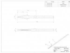 WG 7011 - Throwing dart 3D Model