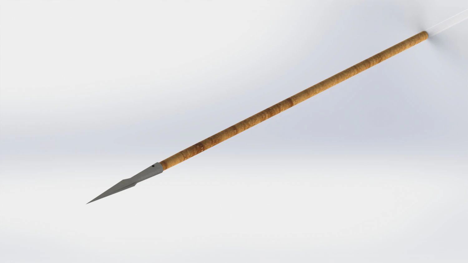 WG 7011 - Short spear 3D Model .c4d .max .obj .3ds .fbx .stl .blend