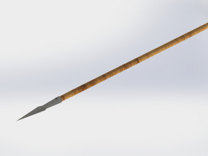 WG 7011 - Short spear Modelo 3D
