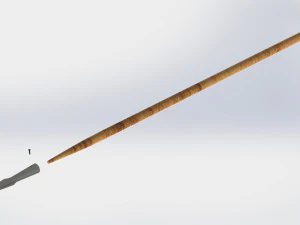 WG 7011 - Short spear 3D Model