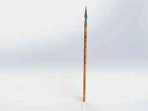 WG 7011 - Short spear 3D Model