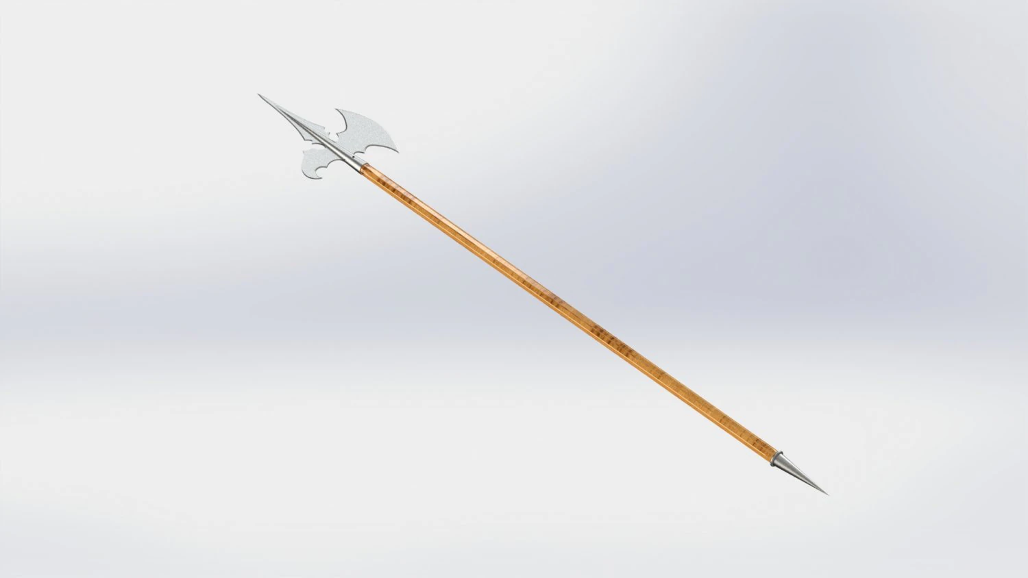 WG 7011 - Swiss halberd 3D Model .c4d .max .obj .3ds .fbx .stl .blend 