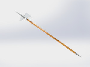 WG 7011 - Swiss halberd Modelo 3D