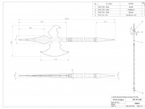 WG 7011 - Swiss halberd 3Dモデル