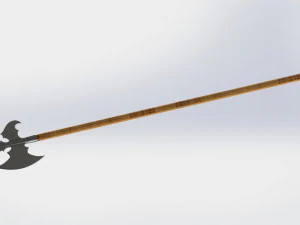 WG 7011 - Swiss halberd 3D Model