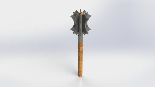 WG 7013 - Mace v1 Model 3D .c4d .max .obj .3ds .fbx .stl .blend 
