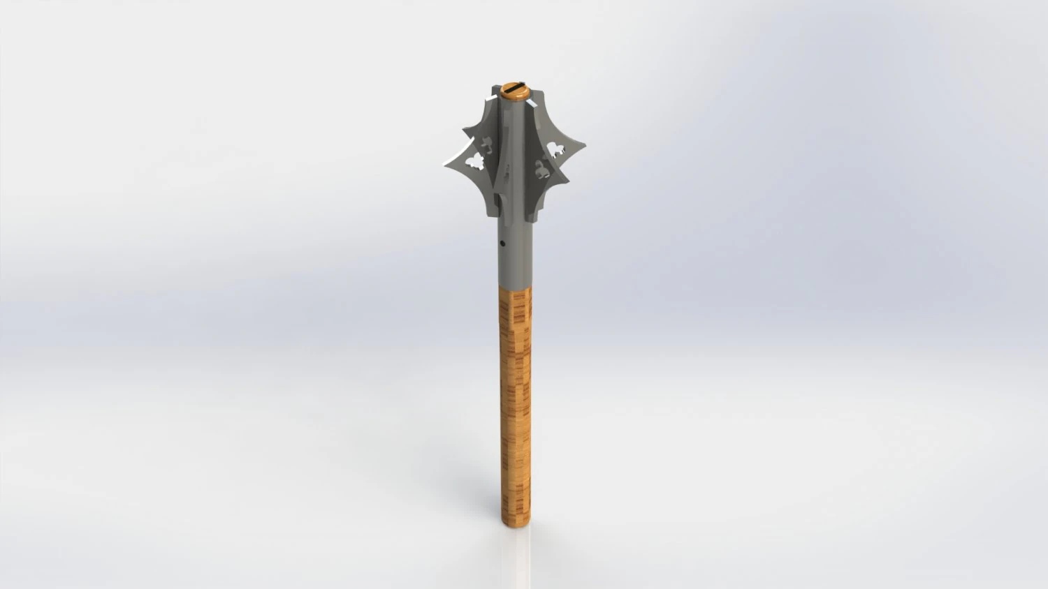 WG 7013 - Mace v2 3D Model .c4d .max .obj .3ds .fbx .stl .blend 