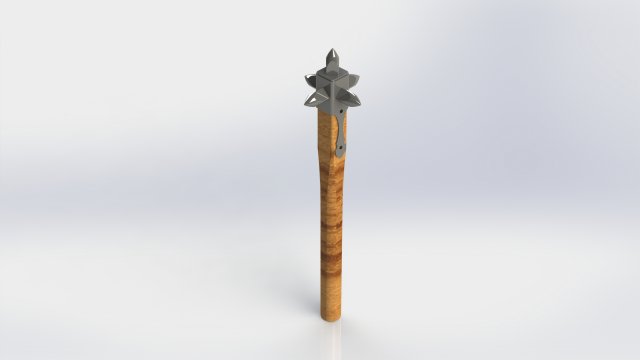 WG 7013 - Mace v4 Model 3D .c4d .max .obj .3ds .fbx .stl .blend 