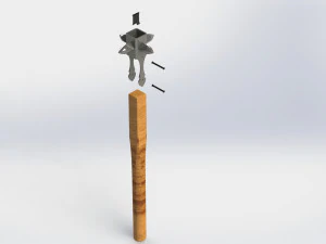 WG 7013 - Mazza v5 Modello 3D