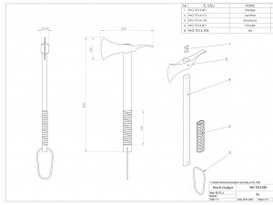 WG 7014 - Axe v3 3D Модель