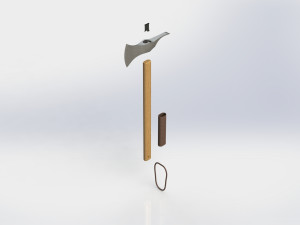WG 7014 - Axe v3 3D Модель