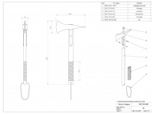 WG 7014 - Axe v2 3D Модель
