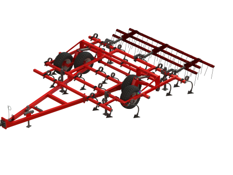 WG 0038 - Field cultivator 3D Model