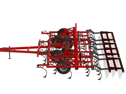 WG 0038 - Field cultivator 8m Modèle 3D