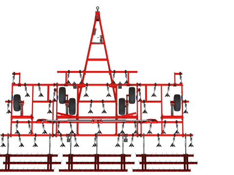 WG 0038 - Field cultivator 8m Modèle 3D