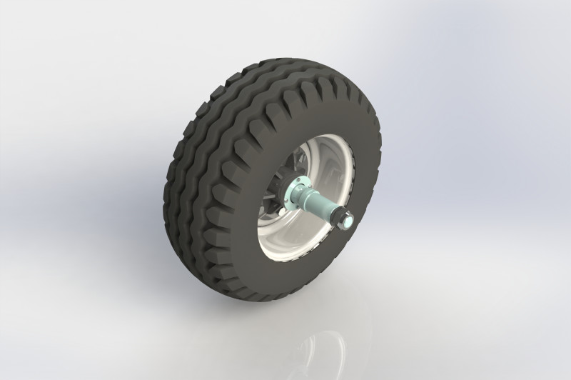 Agricultural wheel hub 10-75x15 3D Model .c4d .max .obj .3ds .fbx .stl .blend