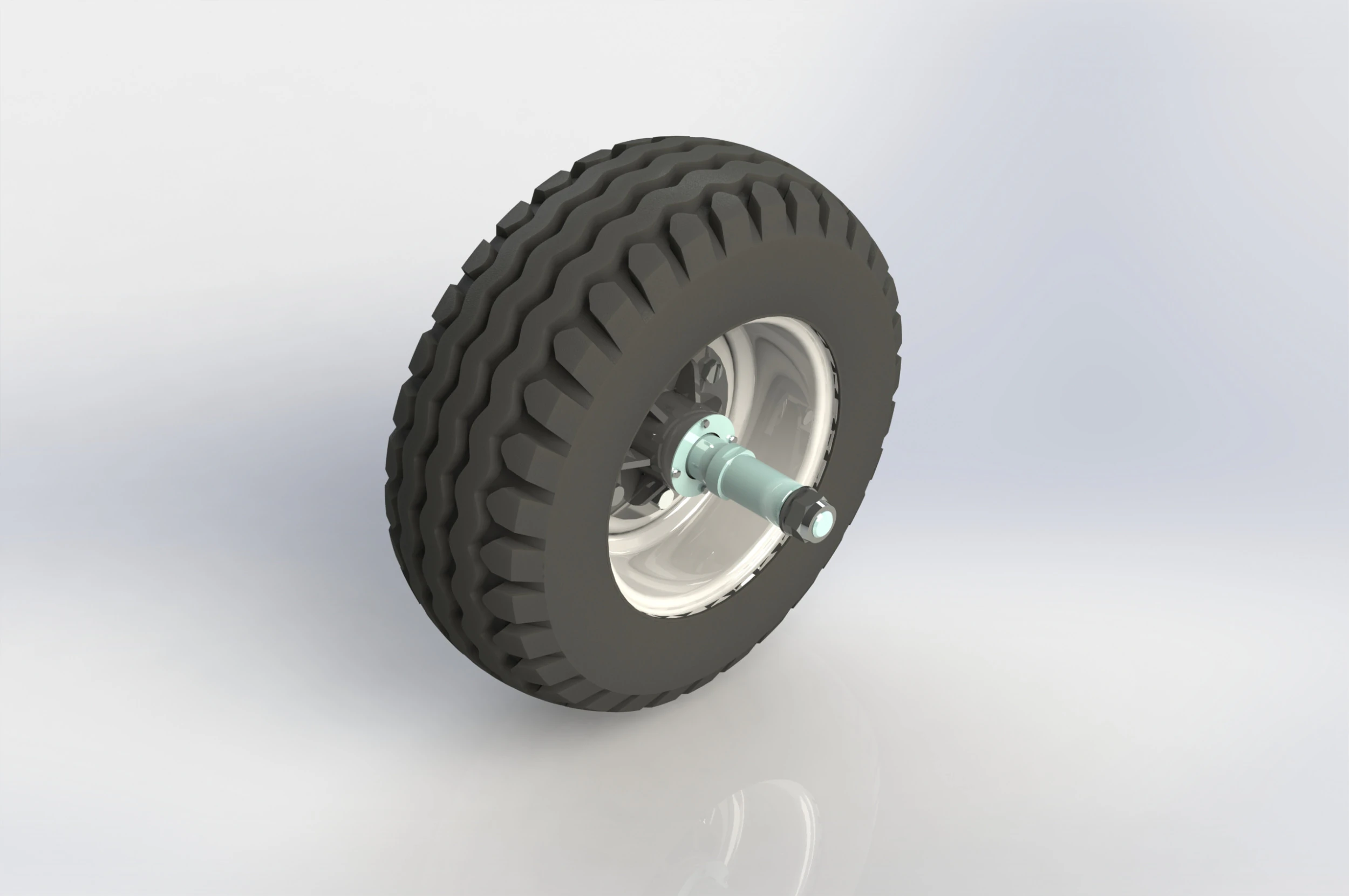 Agricultural wheel hub 10-75x15 3D Model .c4d .max .obj .3ds .fbx .stl .blend 