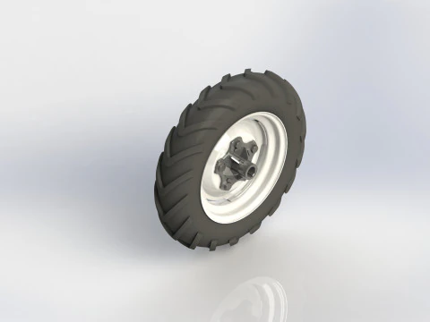 Agricultural Wheel hub 5xR16 3D Model