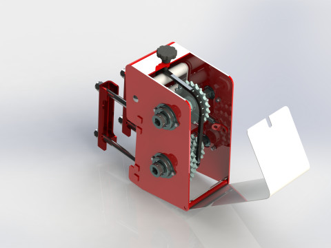 WG 0210 - Seeder gearbox 3D Modell