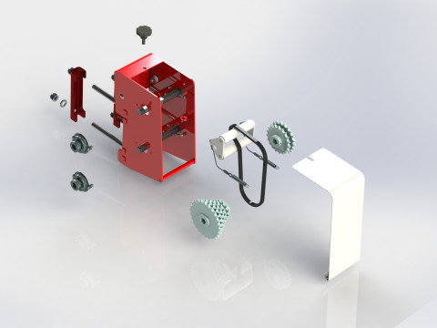 WG 0210 - Seeder gearbox 3D मॉडल