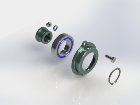 WG 0210 - Seeder gearbox 3D मॉडल