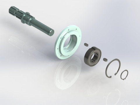 WG 0210 - Pneumatic seeder turbine 3D मॉडल