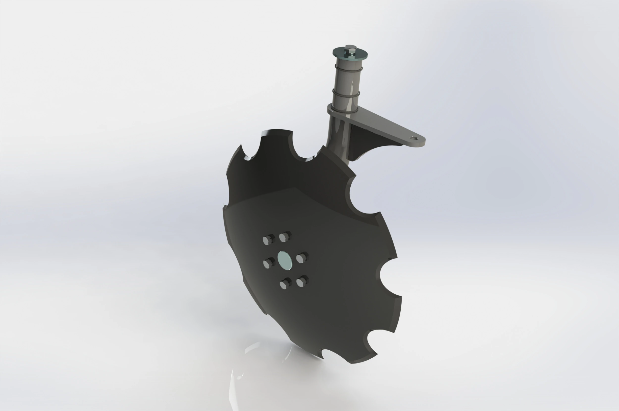 WG 000 - Disc harrow with rack 3D Model .c4d .max .obj .3ds .fbx .stl .blend 