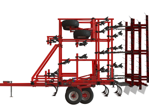 WG 0038 - Field cultivator 10m 3D Model