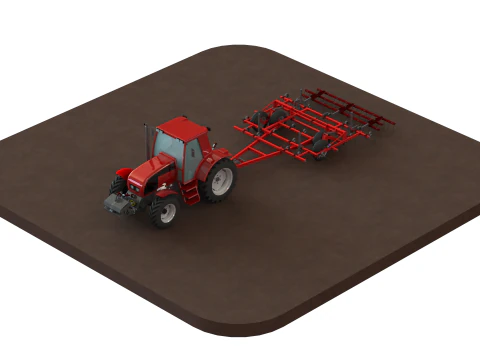 WG 0038 - Field cultivator 4-10m 3D Print Model