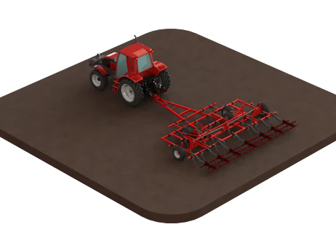 WG 0038 - Field cultivator 4-10m 3D Print Model