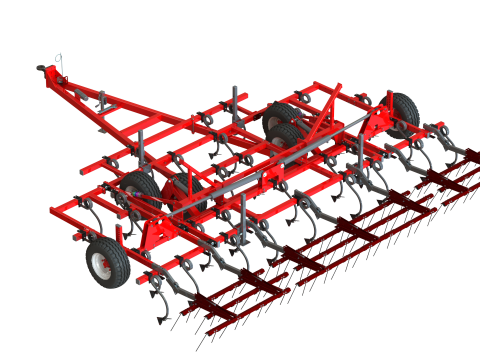 WG 0038 - Field cultivator 4-10m Modello di stampa 3D
