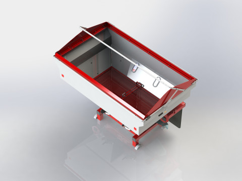 WG 0008 - STL Mounted mineral fertilizer spreader 3D Model