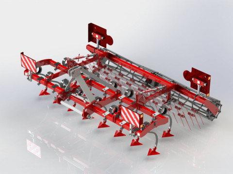 WG 0014 - STL Landscape cultivator 2r3m 3Dモデル