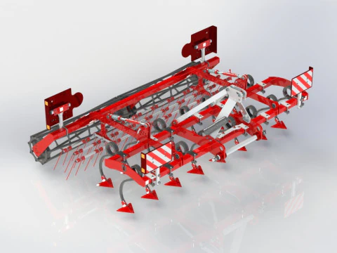 WG 0014 - STL Landscape cultivator 2r3m 3D Model