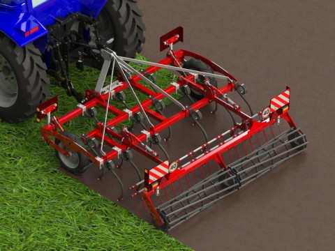 WG 0014 - STL Landscape cultivator 3r3m 3Dモデル