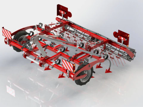WG 0014 - Ландшафтный культиватор STL 3р3м 3D Модель