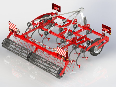 WG 0014 - STL Landscape cultivator 3r3m Modelo 3D