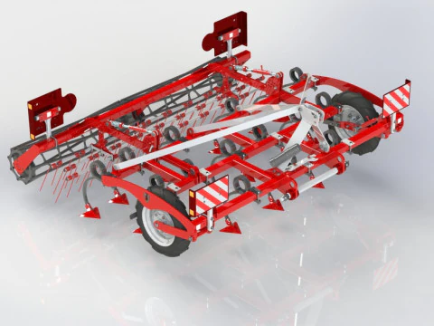 WG 0014 - Ландшафтный культиватор STL 3р3м 3D Модель