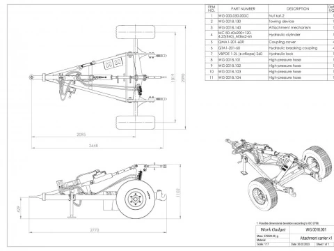 WG 0018 - Porta accessori STL Modello 3D