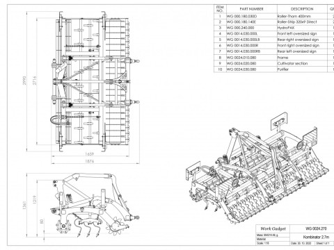 WG 0024 - STL Kombinator 6 in 1 3D 모델