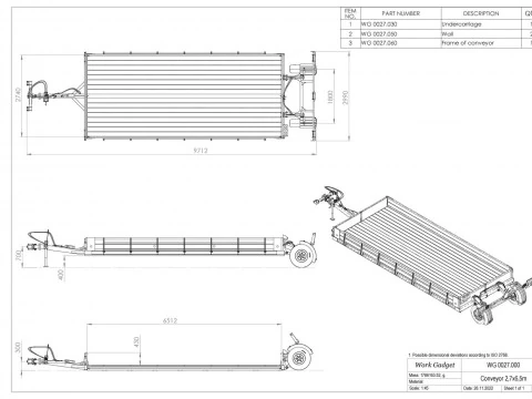 WG 0027 - STL Conveyor 3D Model