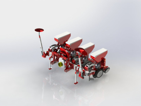 WG 0211 - STL Double-disc precision vacuum planters 3m 3D Model