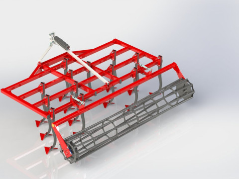 WG 1001 - STL Landscape cultivator 5 in 1 3D Model